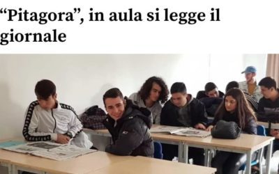 La Nuova Sardegna – “Pitagora”, in aula si legge il giornale